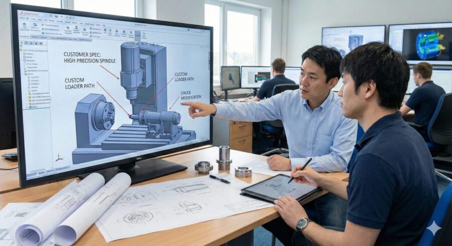 工作機械の特注設計